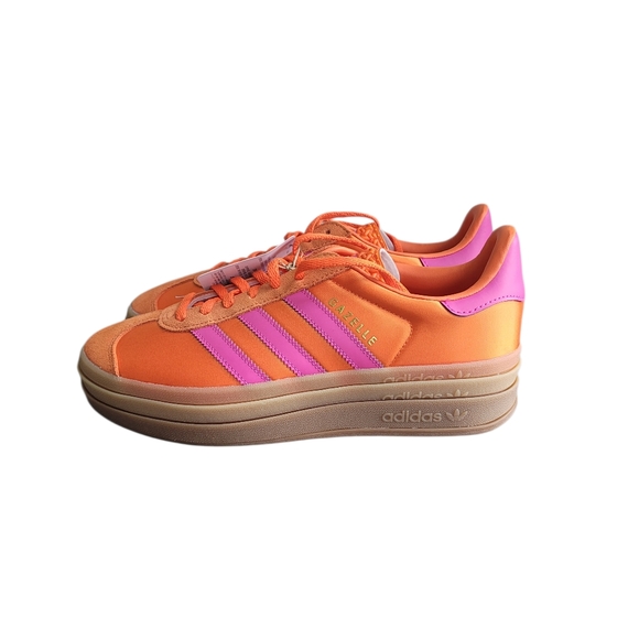 adidas Shoes - ADIDAS Orange Purple Gazelle Bold Lace Up Sneakers Size 9